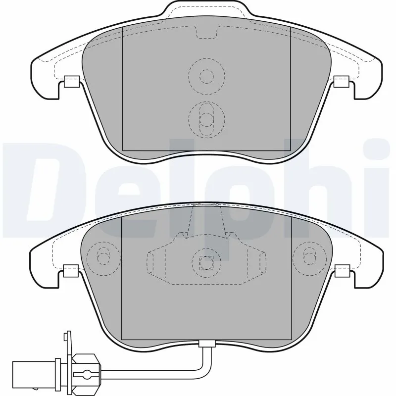 Brake Pad Set, disc brake LP2107