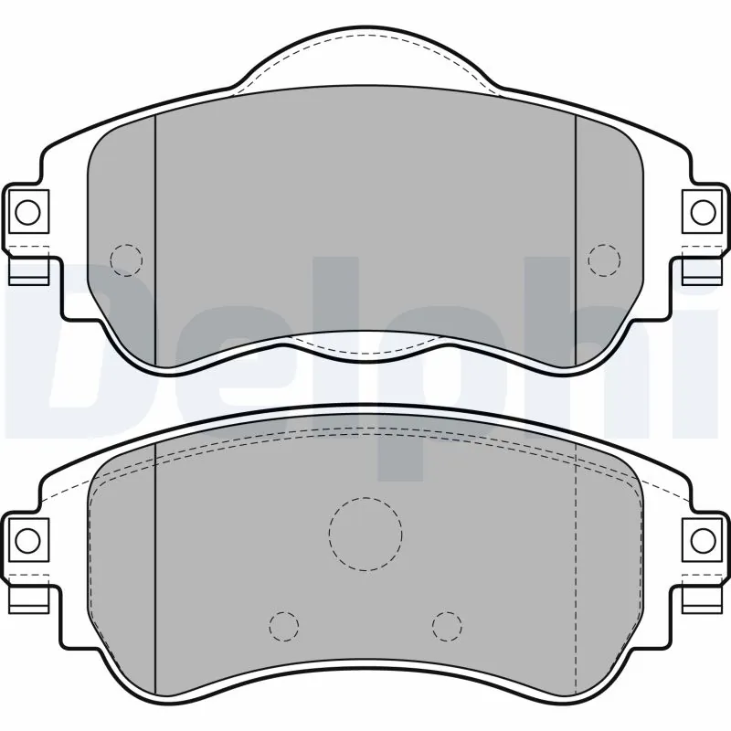 Brake Pad Set, disc brake LP2228