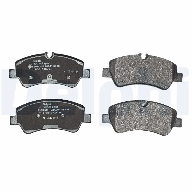 Brake Pad Set, disc brake LP3619