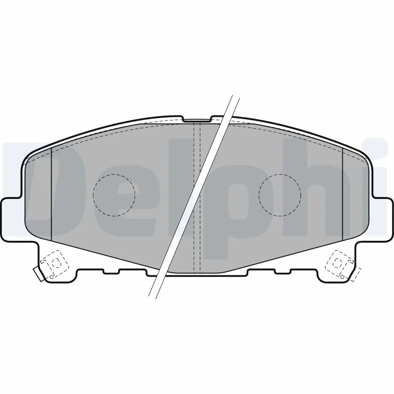 Brake Pad Set, disc brake LP2166