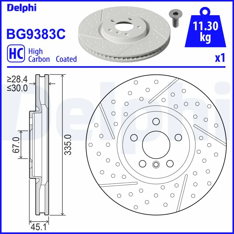 Brake Disc BG9383C