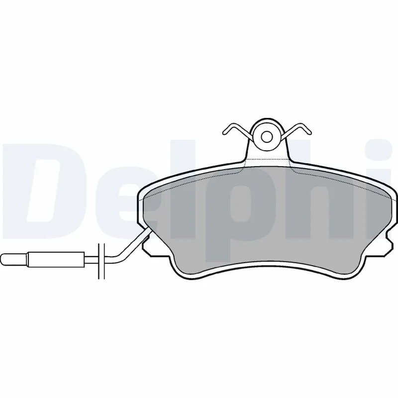 Brake Pad Set, disc brake LP822