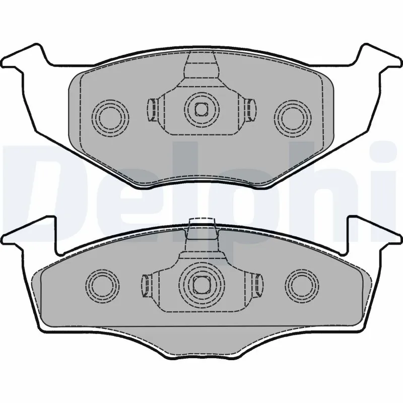 Brake Pad Set, disc brake LP1249
