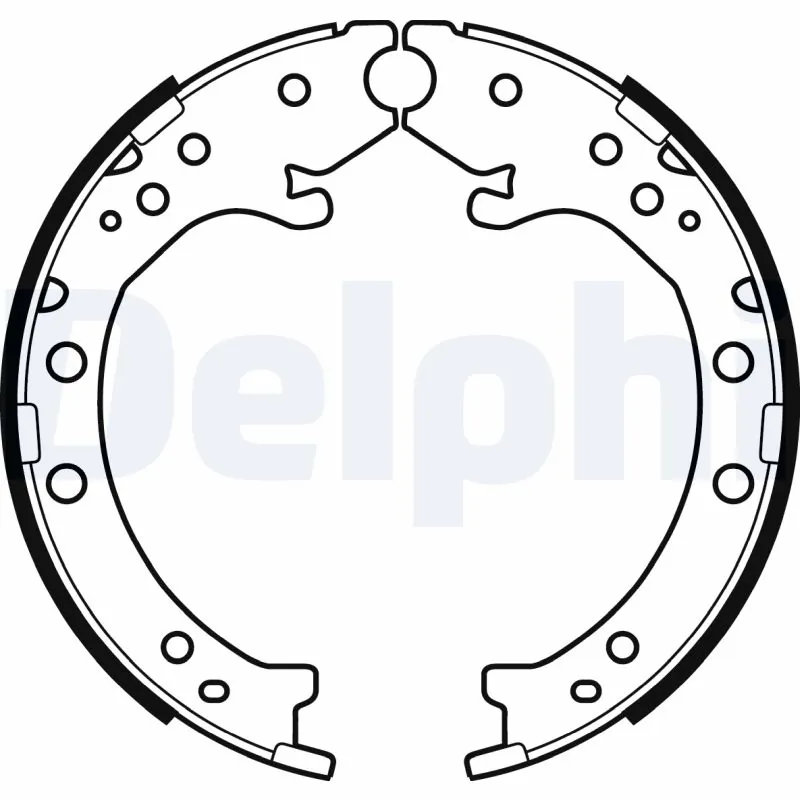 Brake Shoe Set, parking brake LS2034