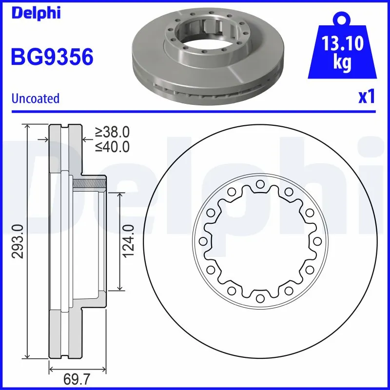 Brake Disc BG9356