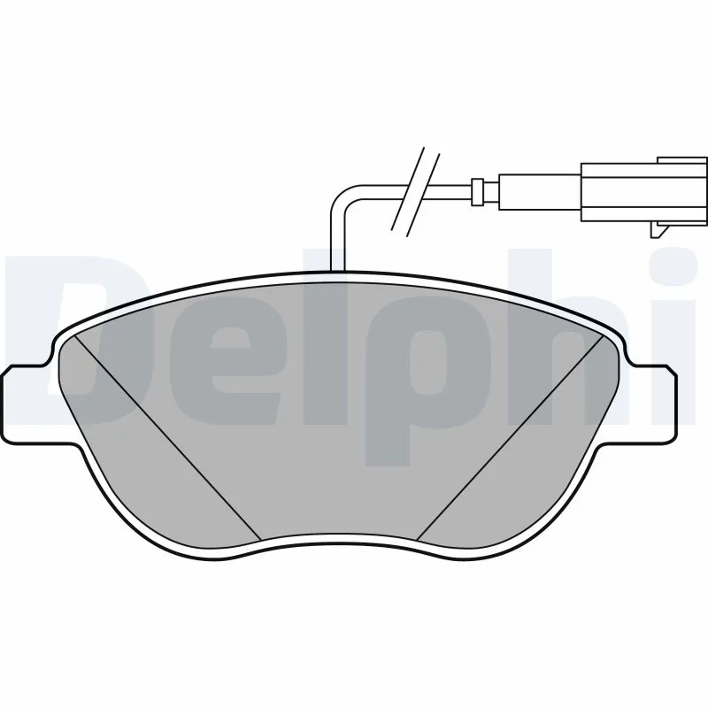 Brake Pad Set, disc brake LP2240
