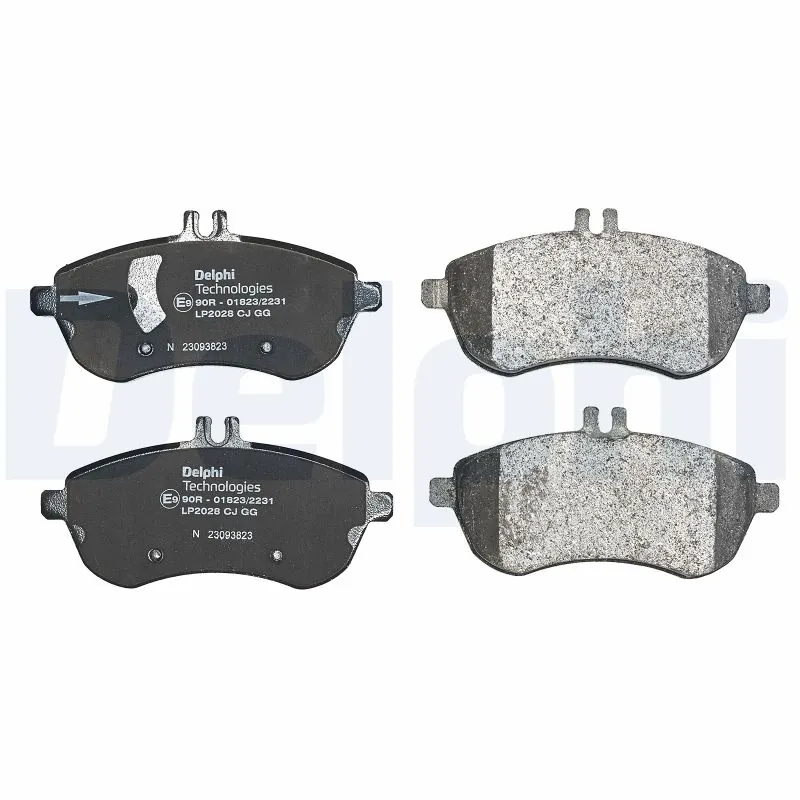 Brake Pad Set, disc brake LP2028