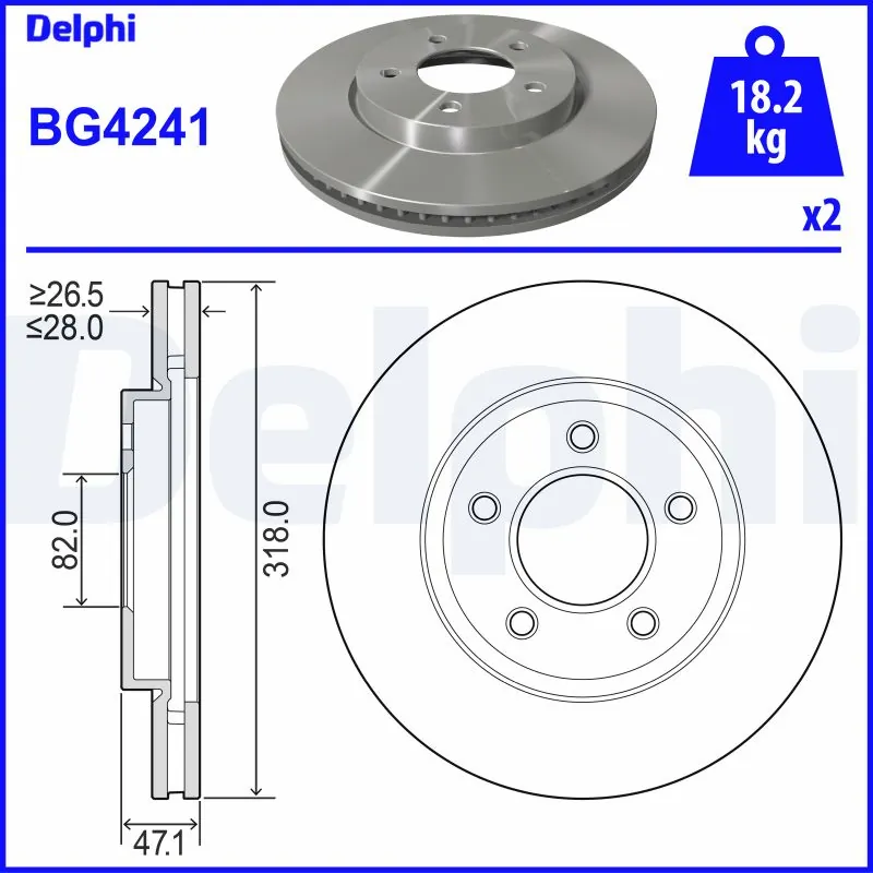 Brake Disc BG4241