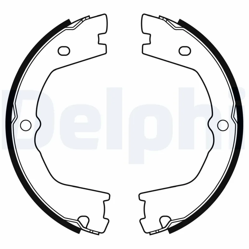 Brake Shoe Set, parking brake LS2178