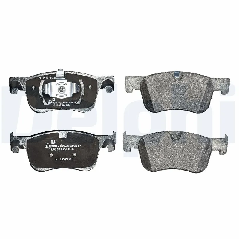 Brake Pad Set, disc brake LP2689