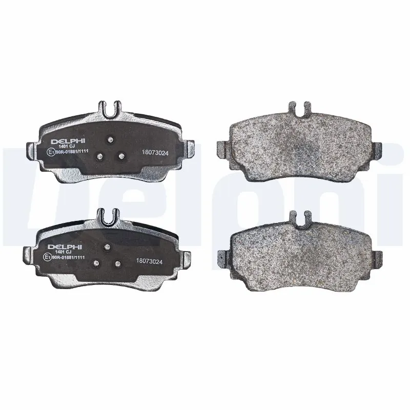 Brake Pad Set, disc brake LP1401