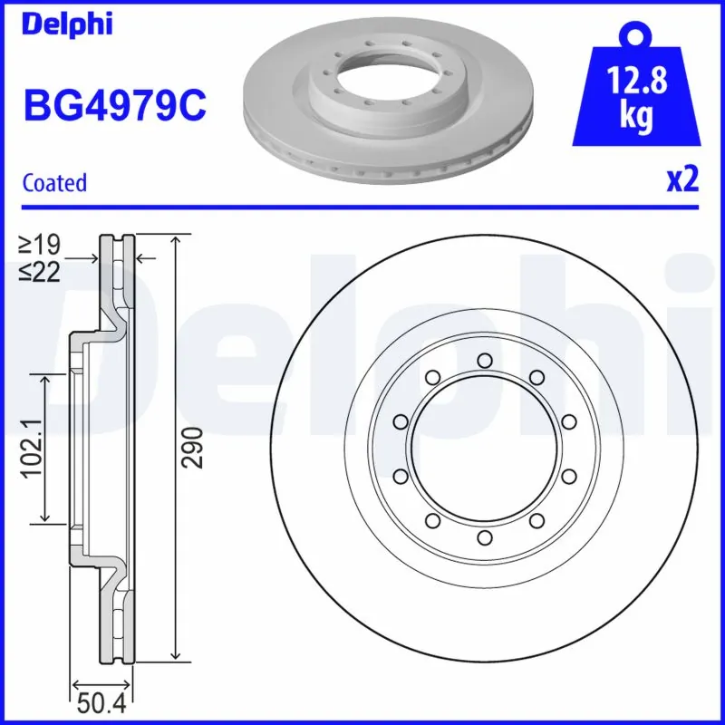 Brake Disc BG4979C