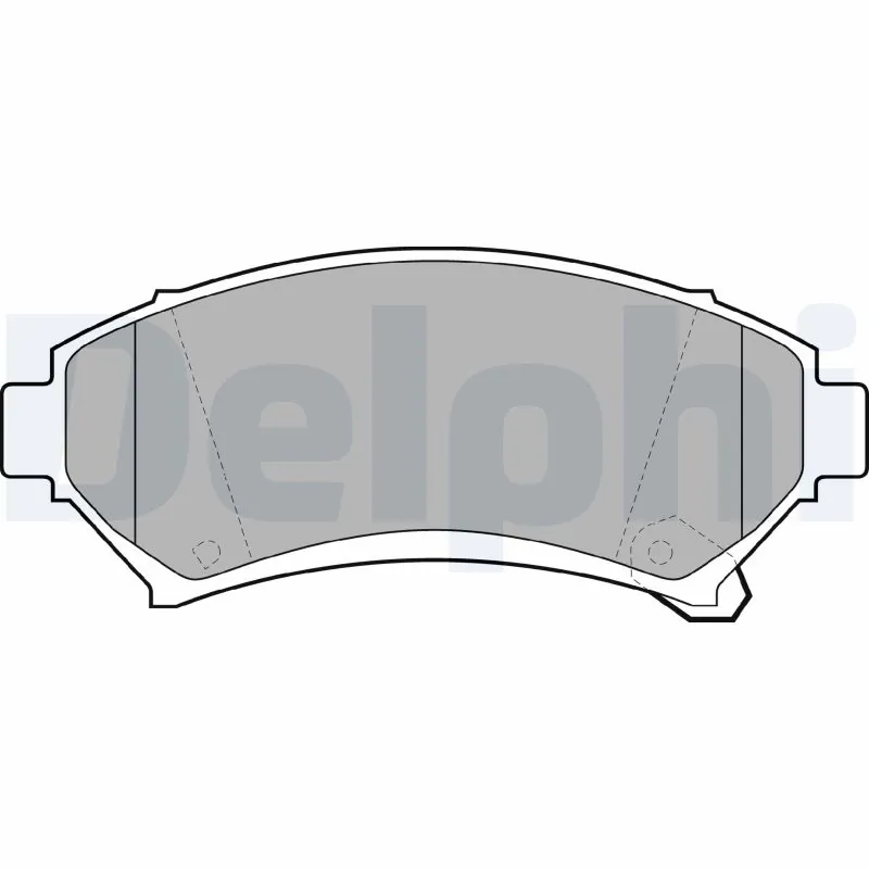 Brake Pad Set, disc brake LP1609