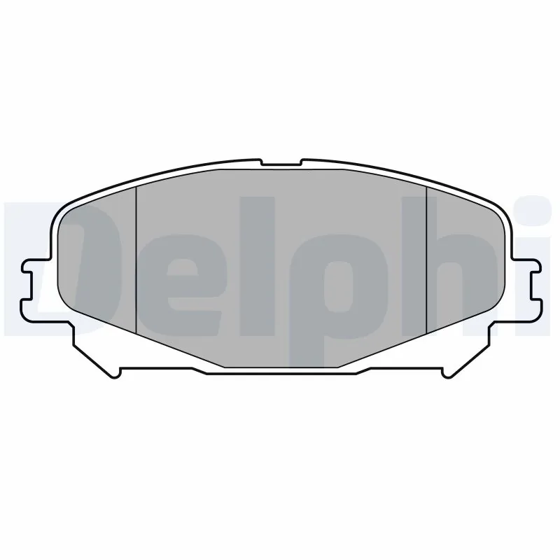 Brake Pad Set, disc brake LP3734