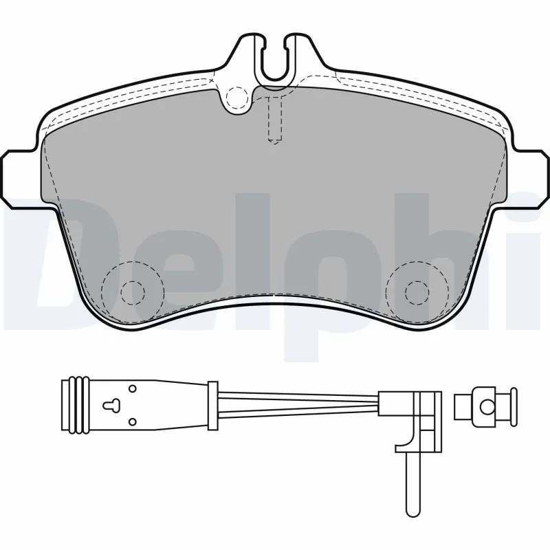 Brake Pad Set, disc brake LP1938