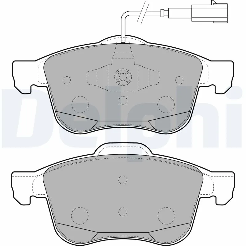 Brake Pad Set, disc brake LP2241