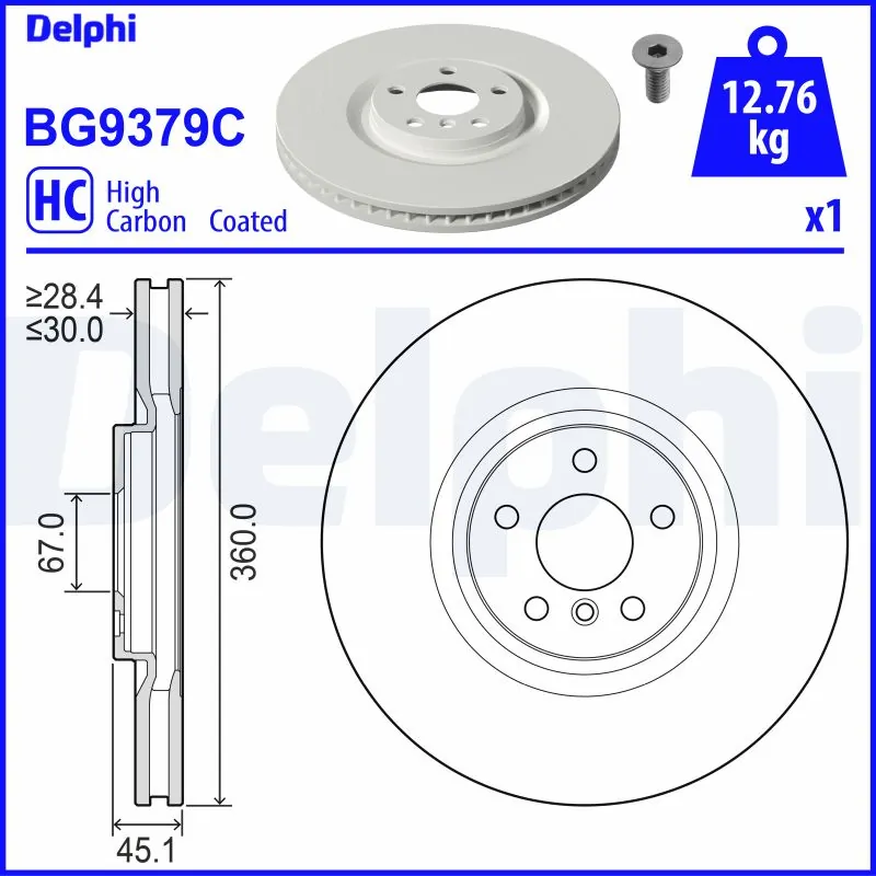 Brake Disc BG9379C
