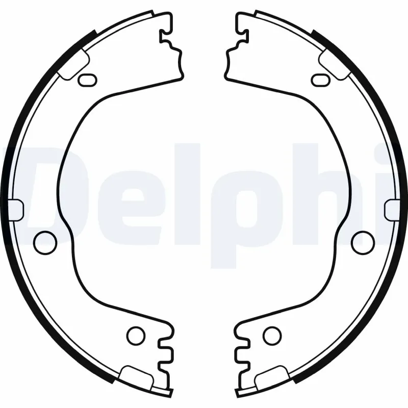 Brake Shoe Set, parking brake LS2081