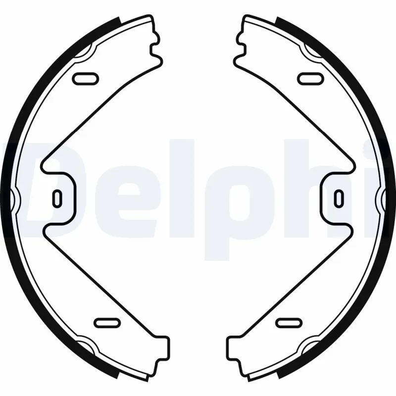 Brake Shoe Set, parking brake LS2036