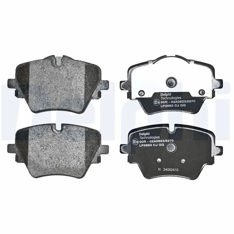 Brake Pad Set, disc brake LP3883