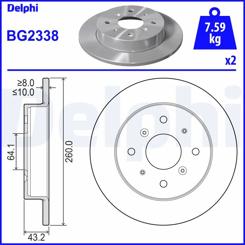 Brake Disc BG2338