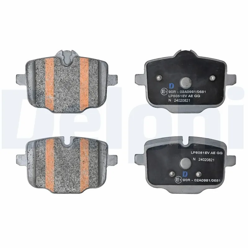 Brake Pad Set, disc brake LP5051EV