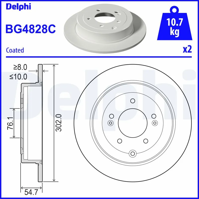 Brake Disc BG4828C