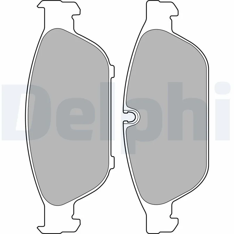 Brake Pad Set, disc brake LP2238
