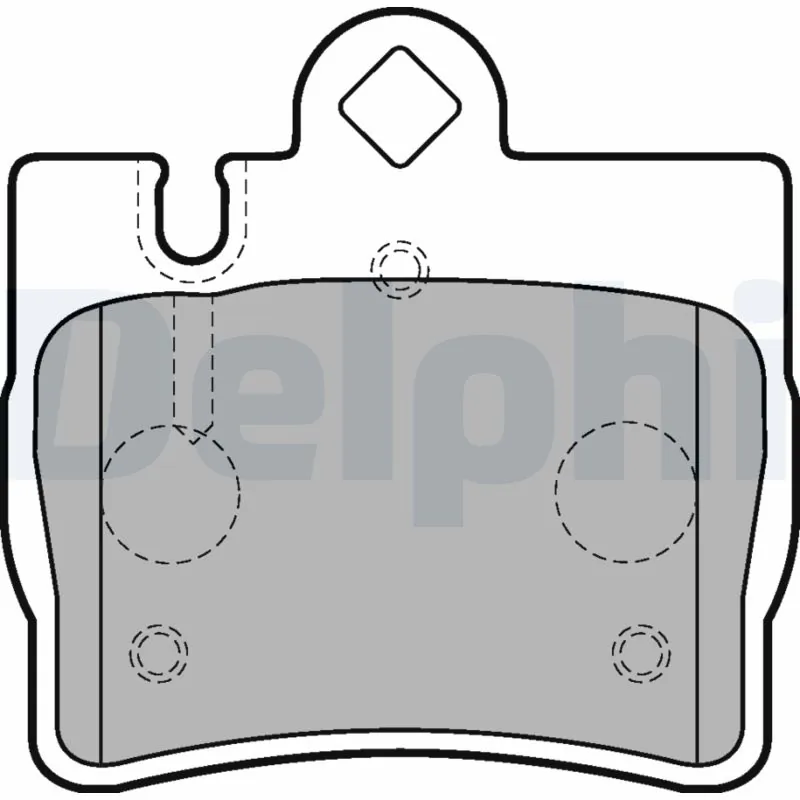 Brake Pad Set, disc brake LP1697