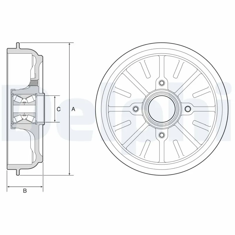 Brake Drum BFR576