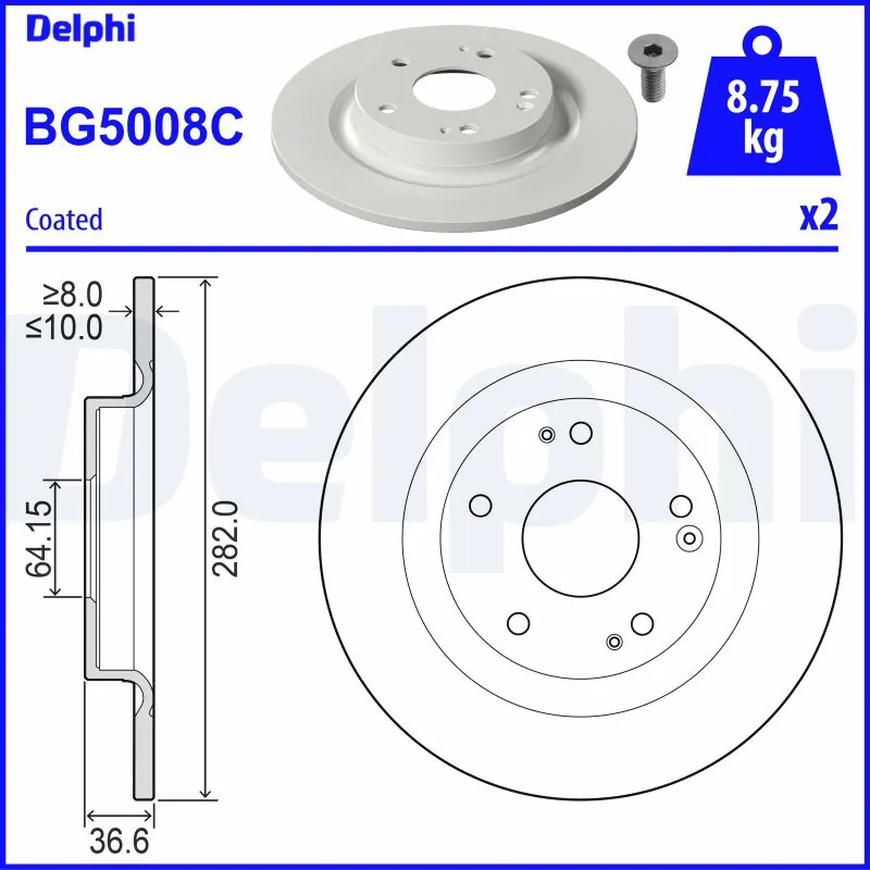 Brake Disc BG5008C