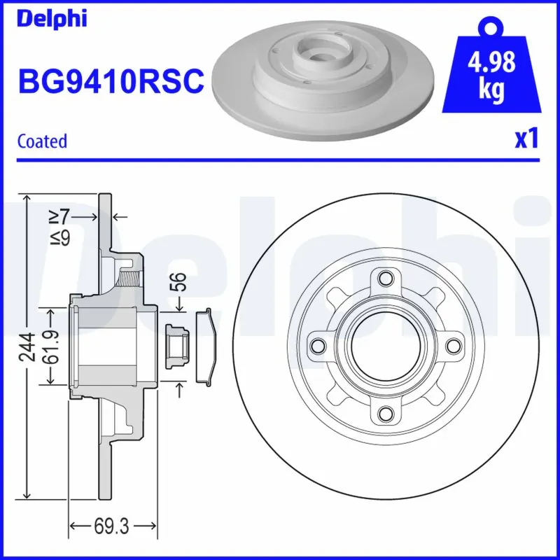 Brake Disc BG9410RSC