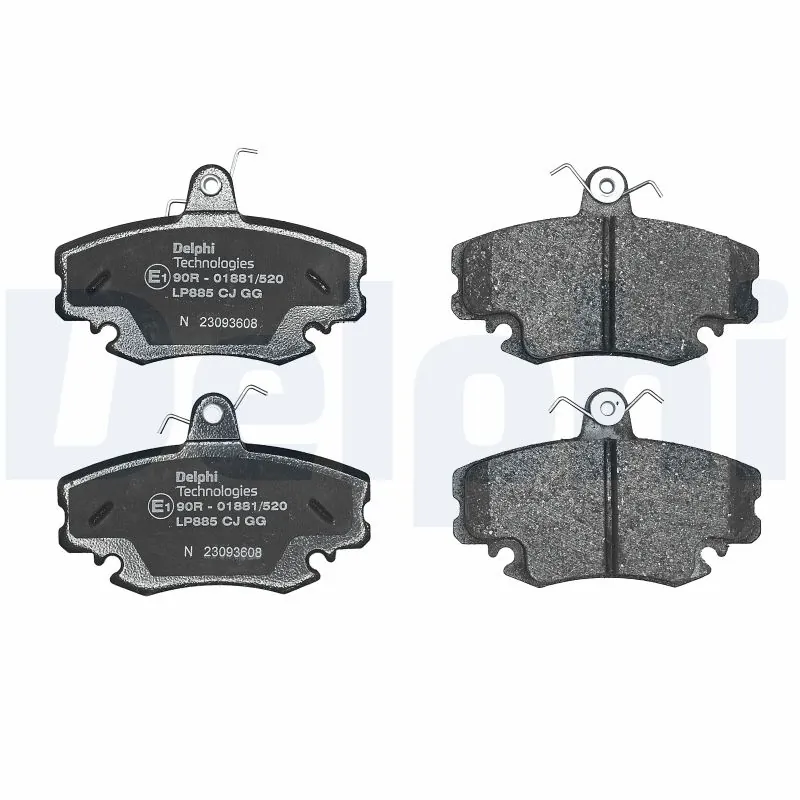 Brake Pad Set, disc brake LP885