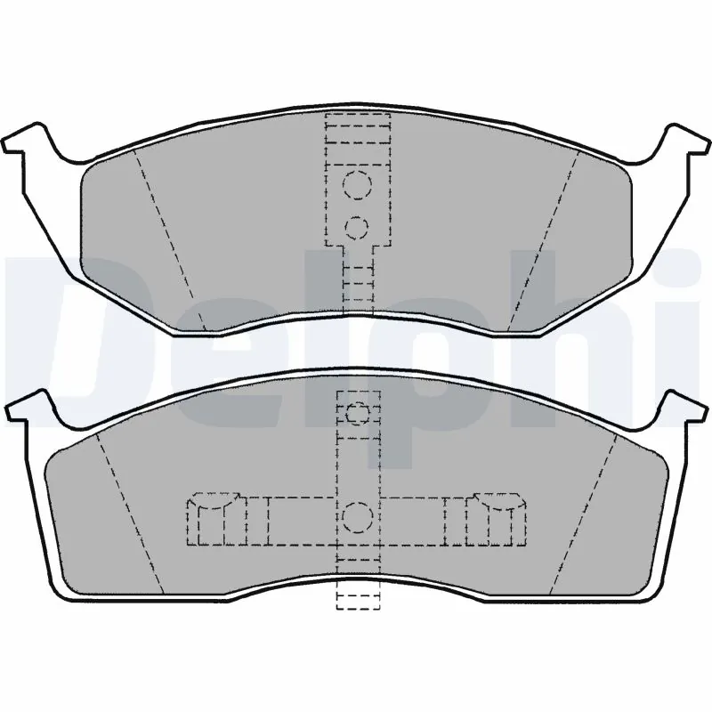 Brake Pad Set, disc brake LP1164