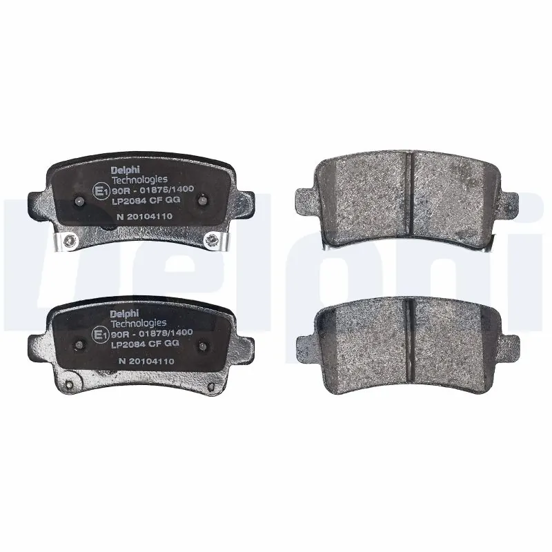 Brake Pad Set, disc brake LP2084