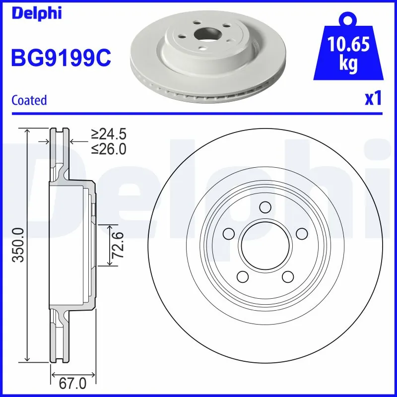 Brake Disc BG9199C