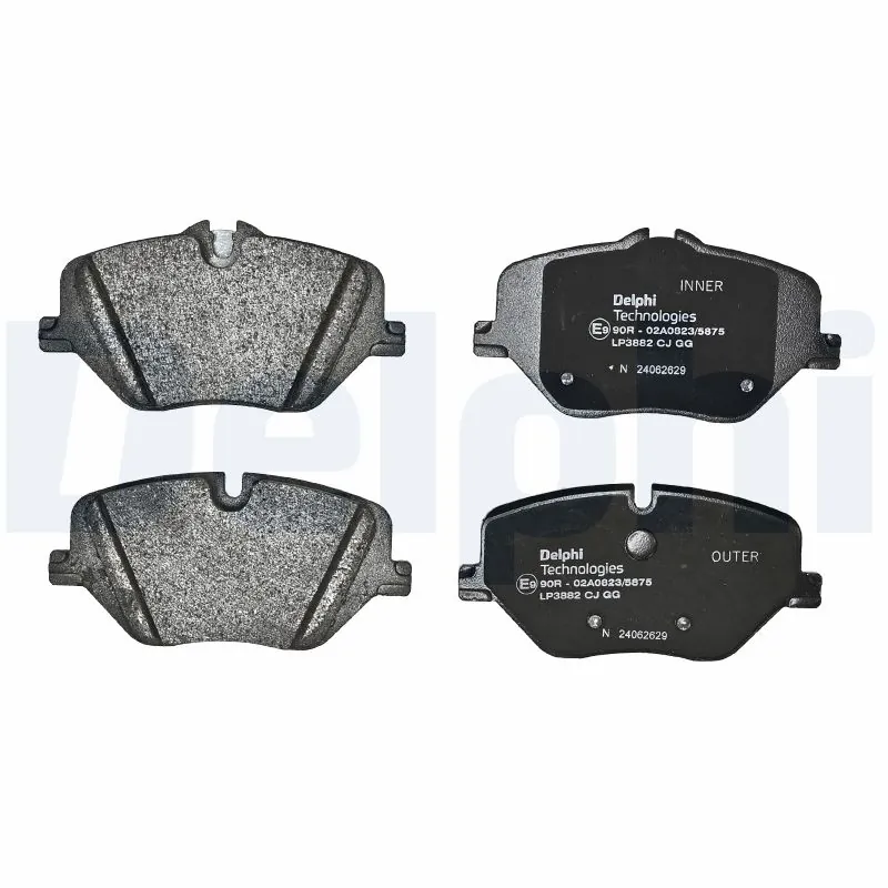 Brake Pad Set, disc brake LP3882
