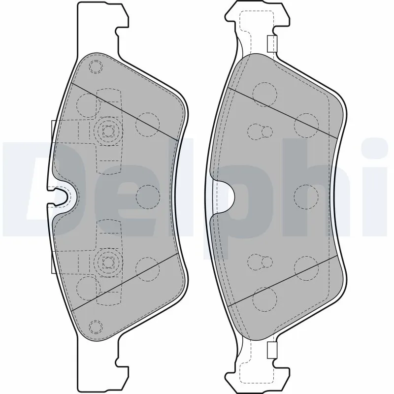 Brake Pad Set, disc brake LP2125