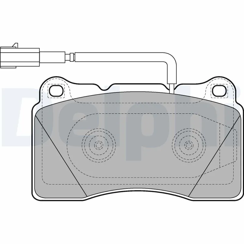 Brake Pad Set, disc brake LP2221