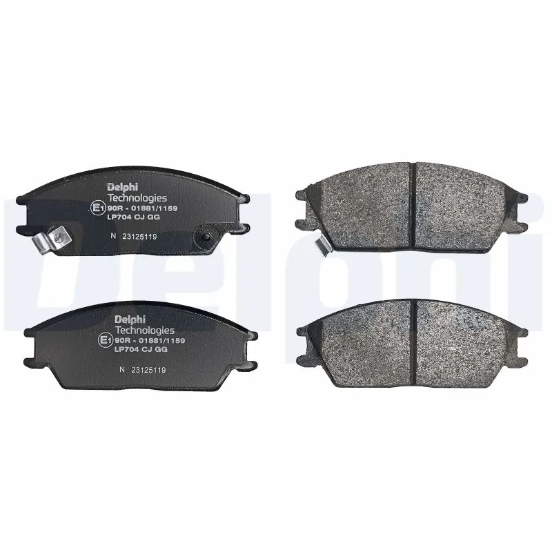 Brake Pad Set, disc brake LP704