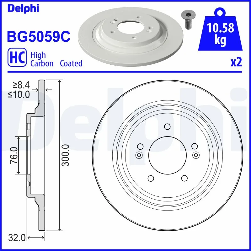 Brake Disc BG5059C