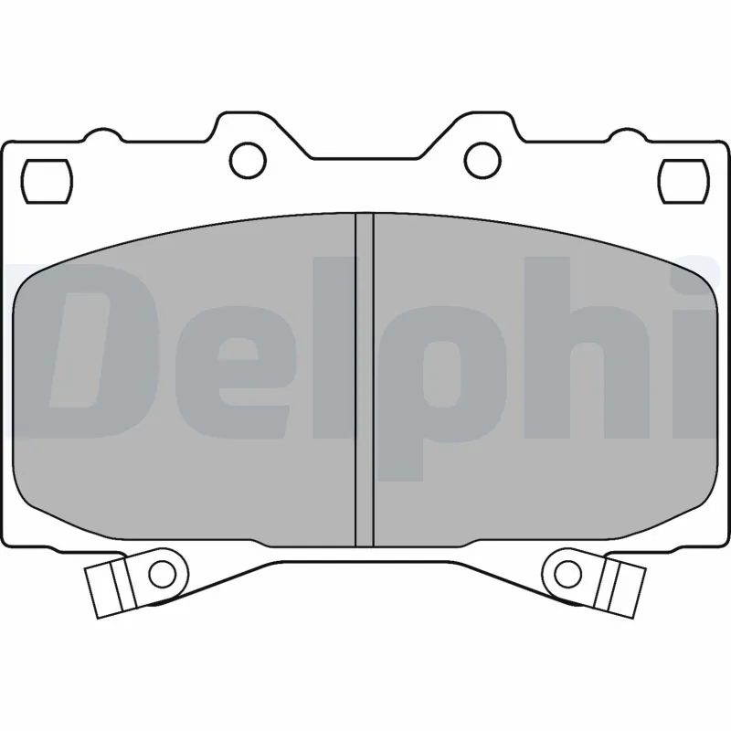 Brake Pad Set, disc brake LP1308