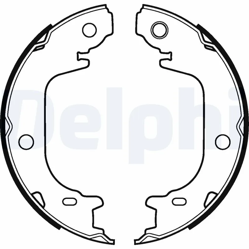 Brake Shoe Set, parking brake LS2122
