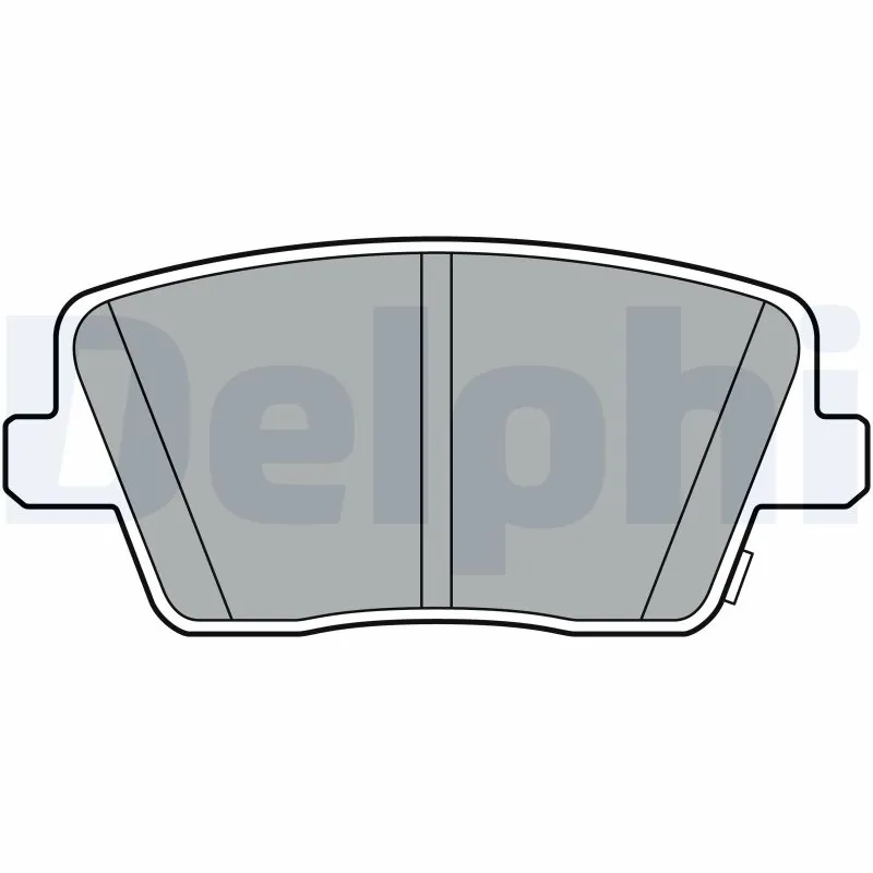 Brake Pad Set, disc brake LP3404