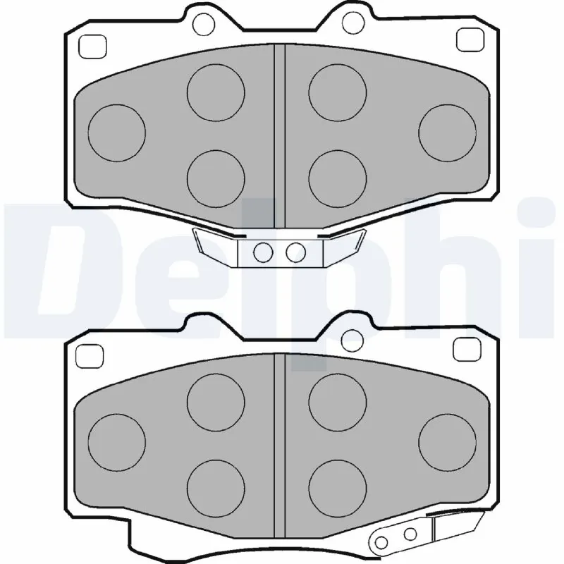 Brake Pad Set, disc brake LP854