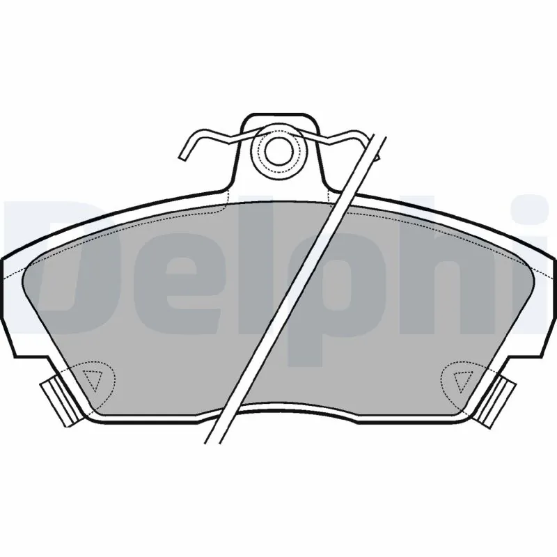 Brake Pad Set, disc brake LP618