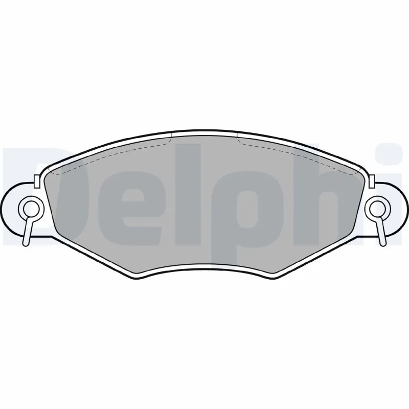 Brake Pad Set, disc brake LP1617