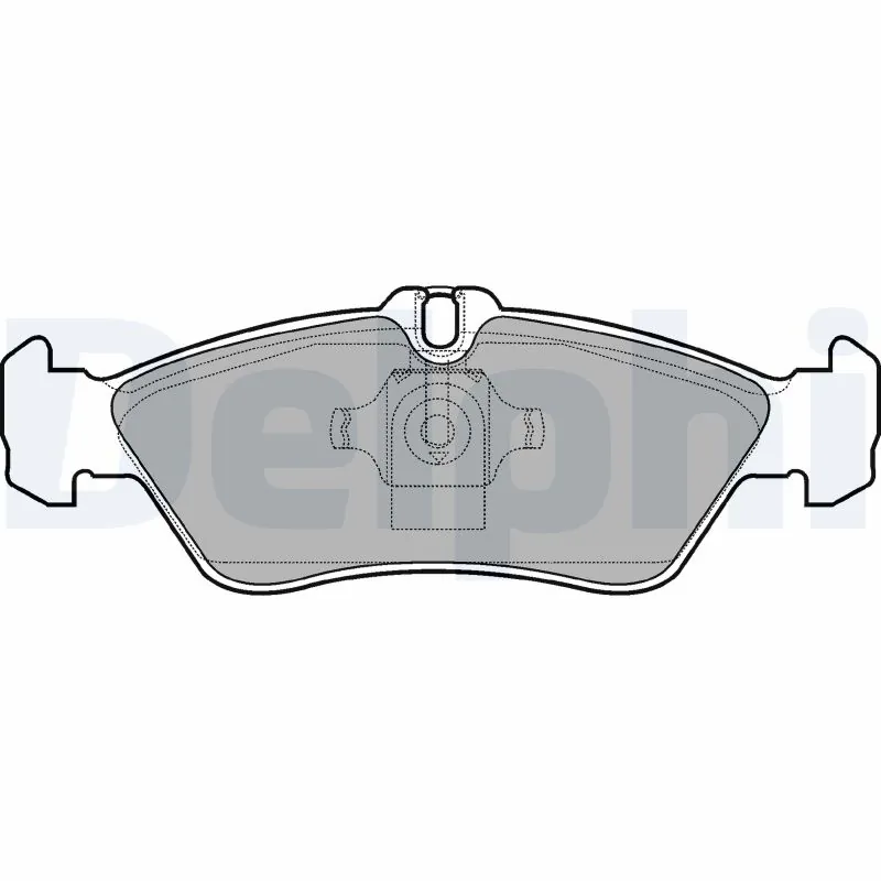 Brake Pad Set, disc brake LP1596
