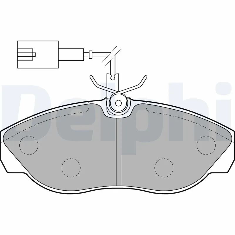 Brake Pad Set, disc brake LP1748