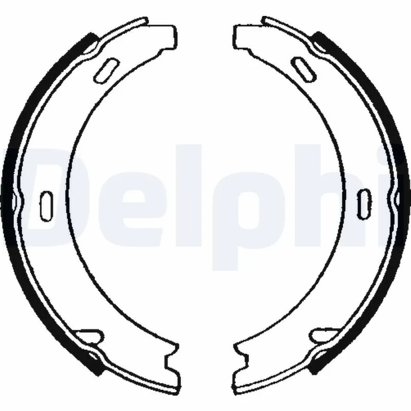 Brake Shoe Set, parking brake LS1637